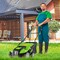 Metal Electric Lawn Dethatcher Scarifier with Adjustable Height and 14.5 Gallon Grass Bag